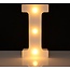 LED Lichtgevende Letters 22 cm Hoog - Warm Wit - Op Batterijen