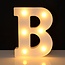 LED Lichtgevende Letters 16 cm Hoog - Warm Wit - Op Batterijen
