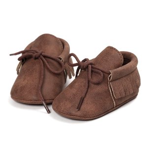 This Cuteness Baby Mocassins Leather Brown