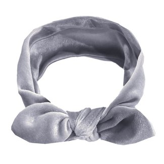 This Cuteness Haarband Velvet Grey