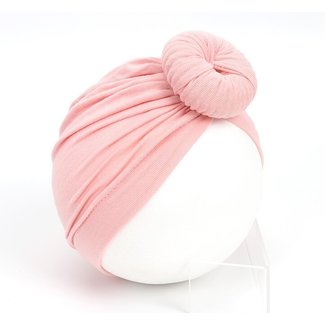 This Cuteness Turban Cotton Donut Pink