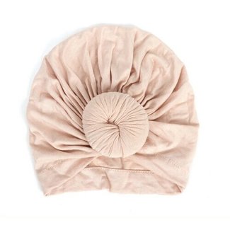 This Cuteness Turban Cotton Donut Beige