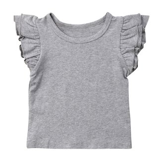 This Cuteness T-Shirt Ruffle Grey