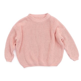 This Cuteness Oversized Sweater Bo Pink