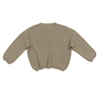 This Cuteness Oversized Sweater Bo Taupe