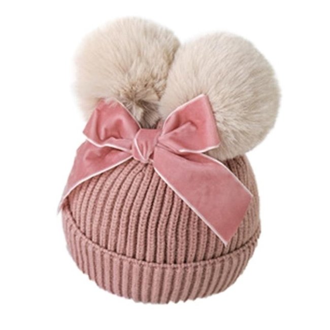 Baby Muts Dottie Wool Pink