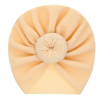 This Cuteness Turban Cotton Donut Apricot