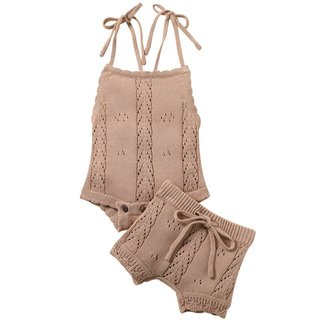 This Cuteness Setje Suze Knitted Taupe