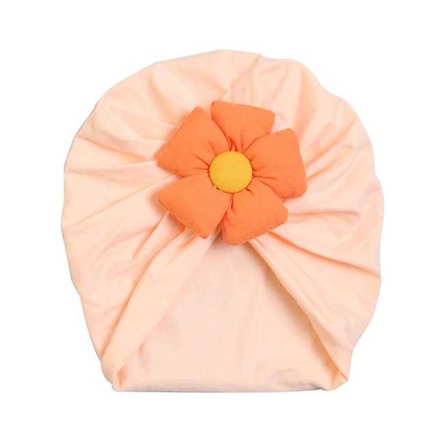 Turban Flower Peachy