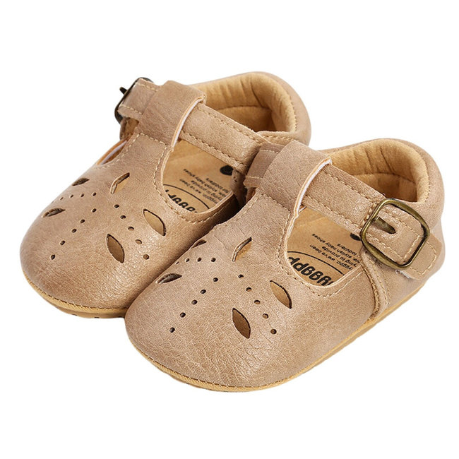 Canada Op en neer gaan dinosaurus Baby Mocassins Manou Beige | Baby Schoenen - This Cuteness