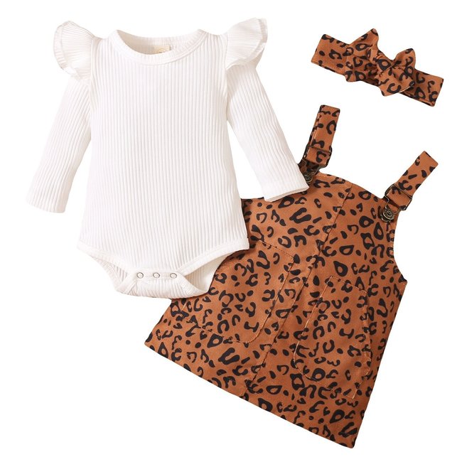 Promotie Vereniging Bladeren verzamelen Setje Joya Leopard | Baby- en Kinderkleding - This Cuteness