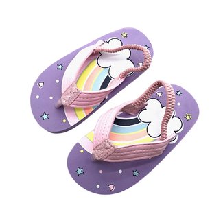 This Cuteness Slippers Purple Rainbow