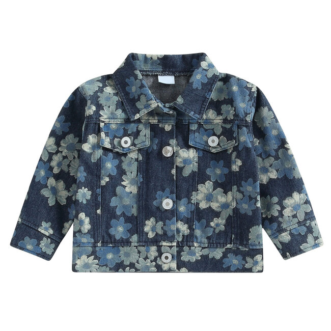 Jacket Blue Flowers