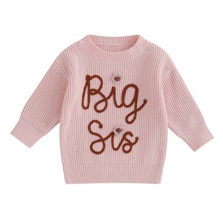This Cuteness Sweater Big Sis Pink