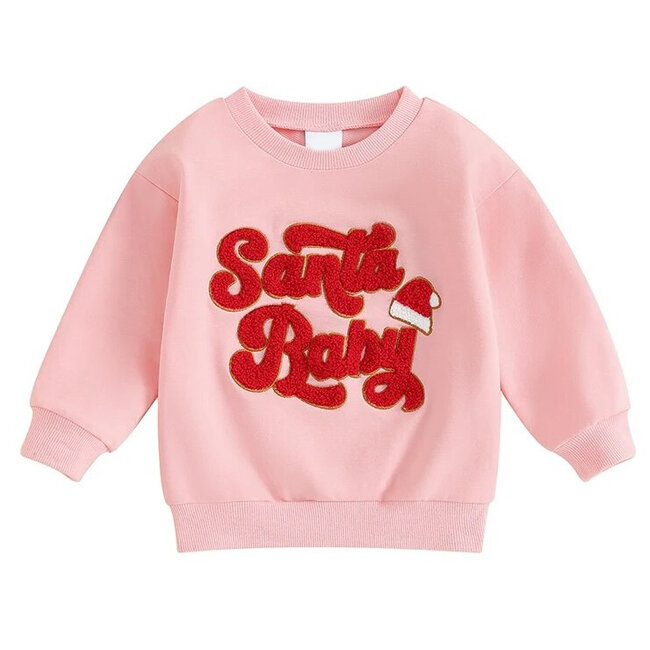 Sweater Santa Baby Pink