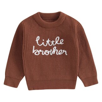 This Cuteness Sweater Little Brother Brown