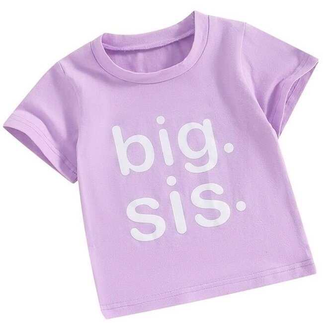 T-Shirt Big Sis Purple