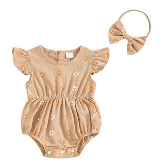 This Cuteness Body Flowers Light Brown