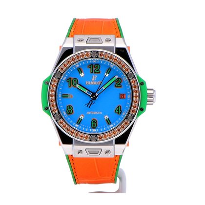 Horloge Big Bang 39mm One Click Pop Art Steel Orange