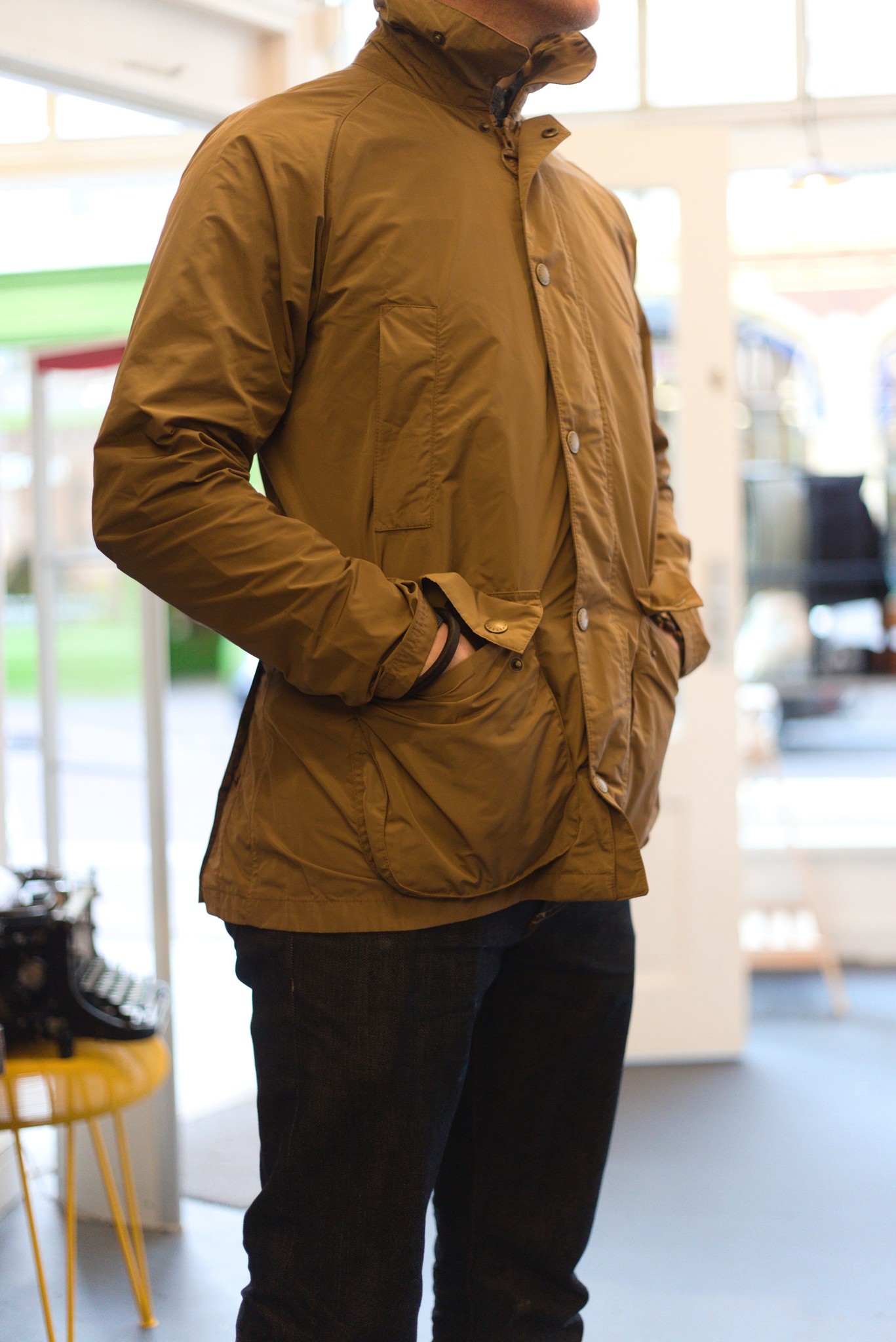 barbour bedale casual hooded jacket