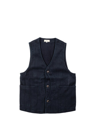 Japan Blue Sashiko hunting vest