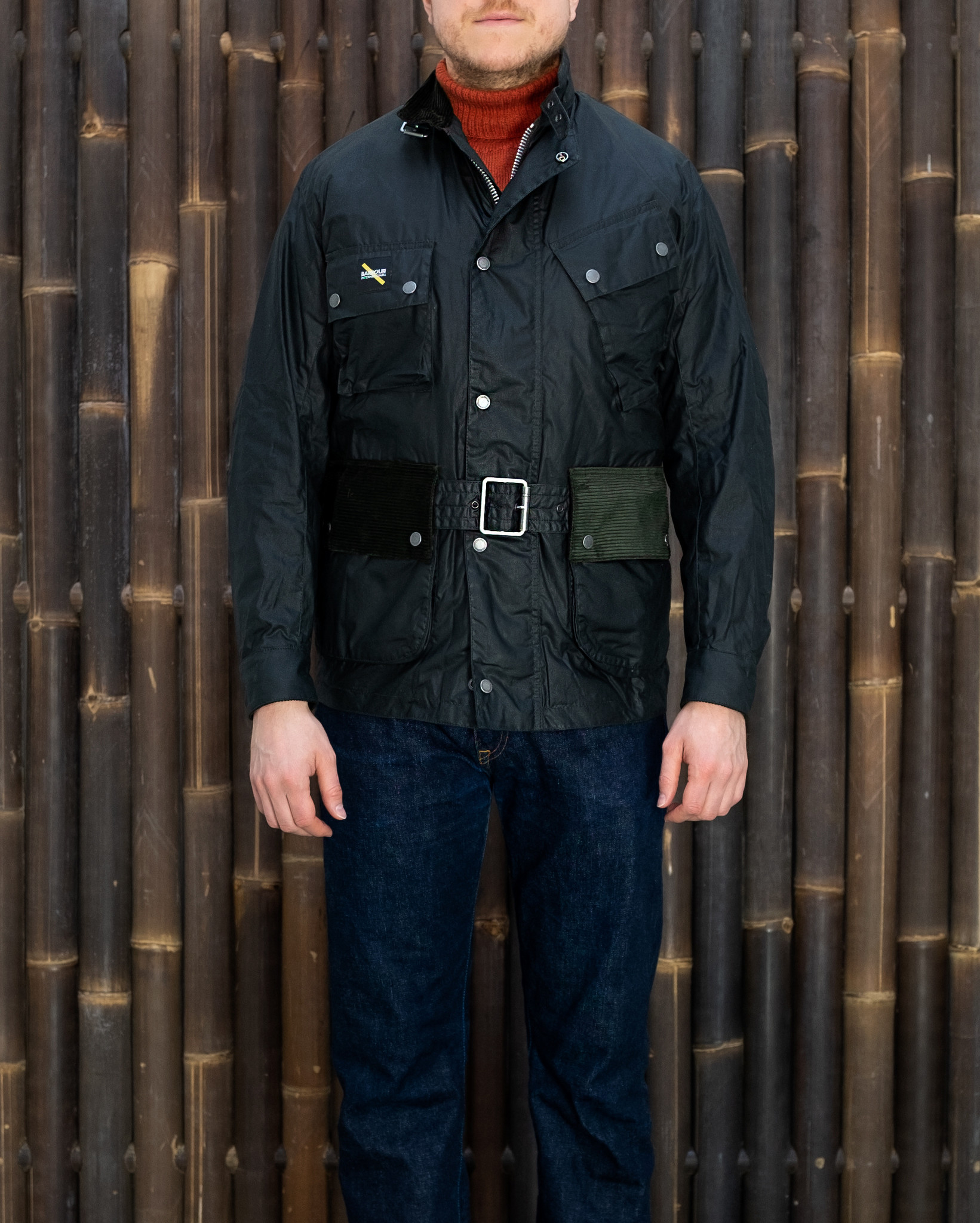 barbour international green