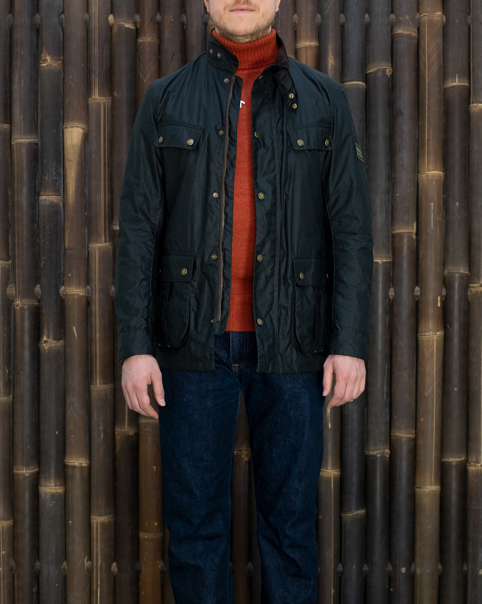 barbour international duke wax jacket