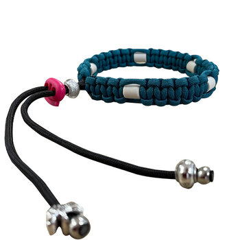 Paracord Keramik-Halsband Kobraknoten