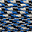 123Paracord Paracord 425 typ II Blau/Weiß