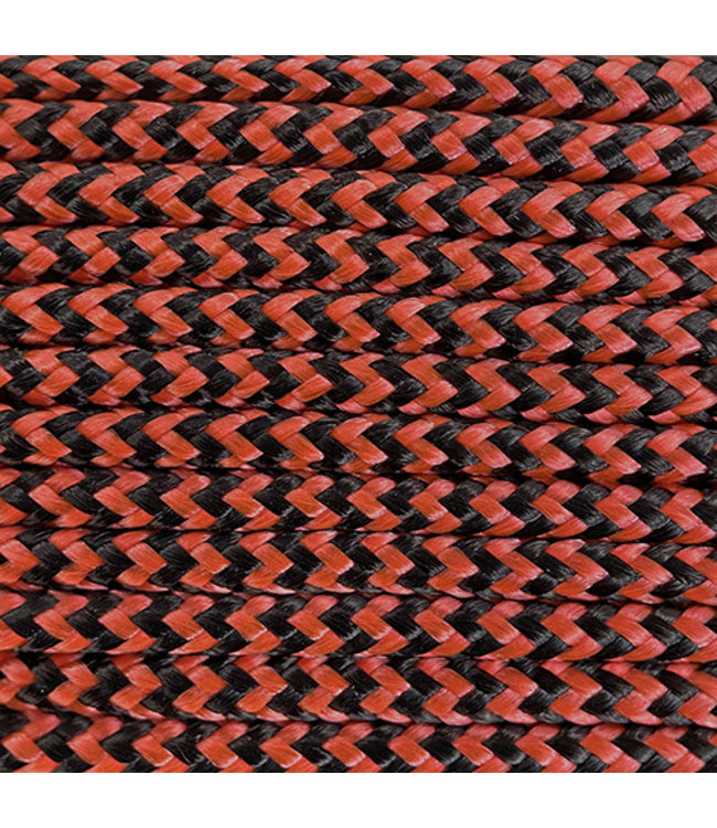 Paracord 275 2MM Orange schwarz Shockwave