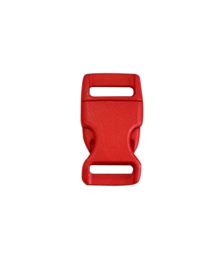 123Paracord Buckle 15MM Kunststoff Rot