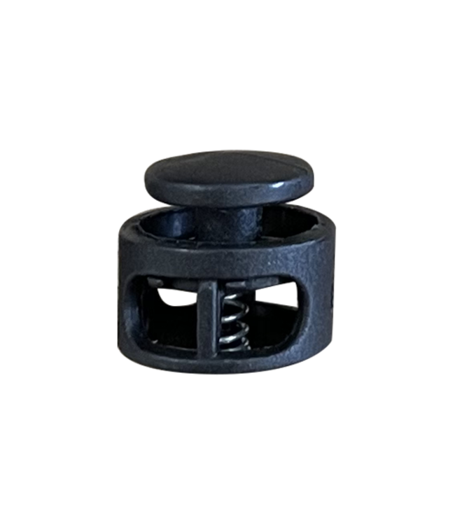 Kordelstopper rund schwarz
