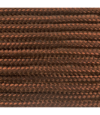 123Paracord Paracord 100 typ I Chocolate Braun