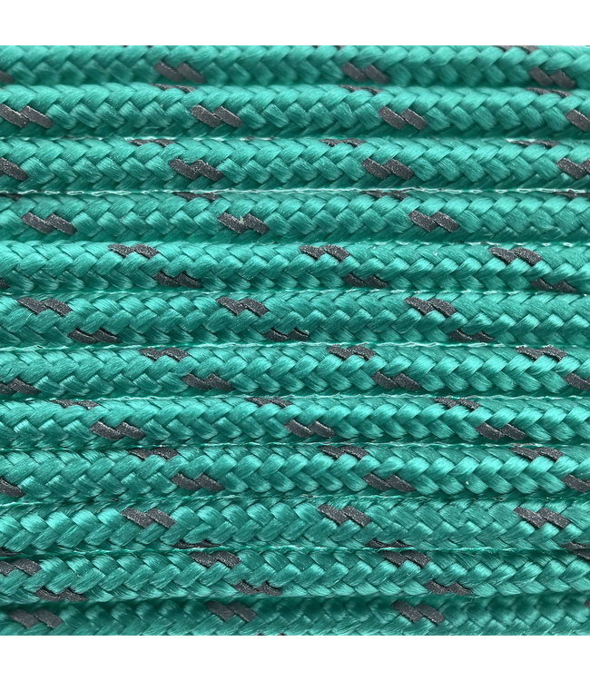 Paracord 100 typ I Sea Grün Reflektierend