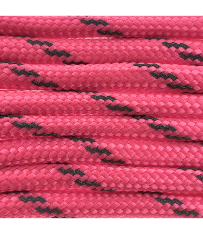 Paracord 550 typ III Pink neon Reflektierend