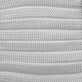 123Paracord Paracord 550 typ III Weiß Flach / Kernlose