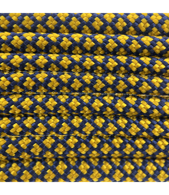 Paracord 550 typ III Midnight Blau / Goldenrod Diamond