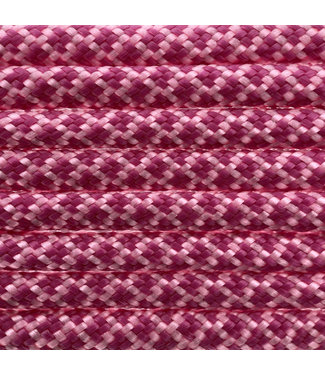 123Paracord Paracord 550 typ III Rose Rosa / Fuchsia Diamond