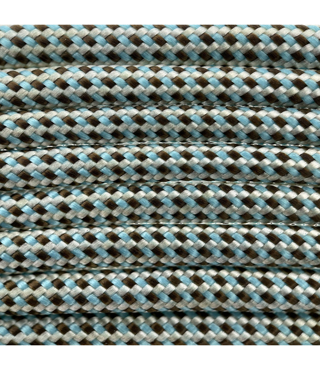 Paracord 550 typ III Whitewater Türkis Color FX