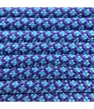 123Paracord Paracord 550 typ III Dunkel Cyan / Deep Lila diamond