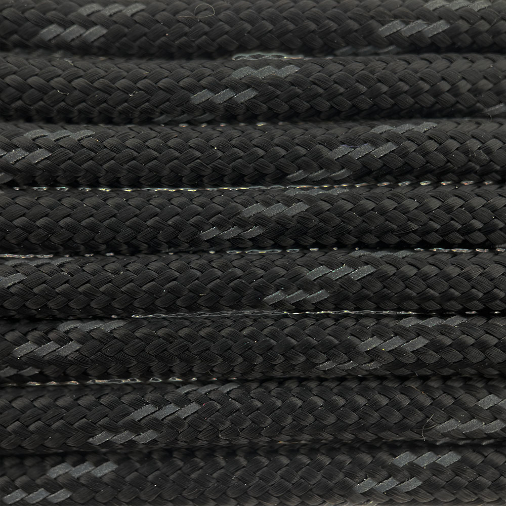 PP0864 Polypropylen 8mm mit Kern Schwarz reflektierend - , 1,39