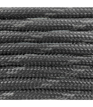 123Paracord Paracord 550 typ III Anthrazit Reflektierend