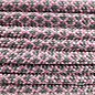 123Paracord Paracord 550 typ III lavender Rosa / Charcoal Diamond