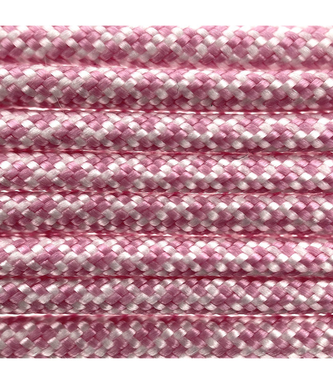 Paracord 550 typ III Weiss / lavender Rosa Diamond