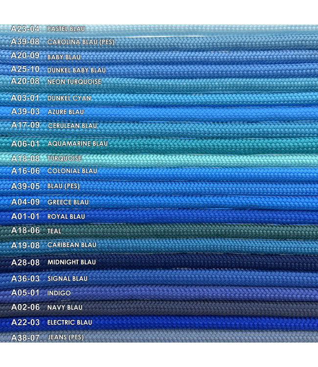 Paracord 550 typ III Teal