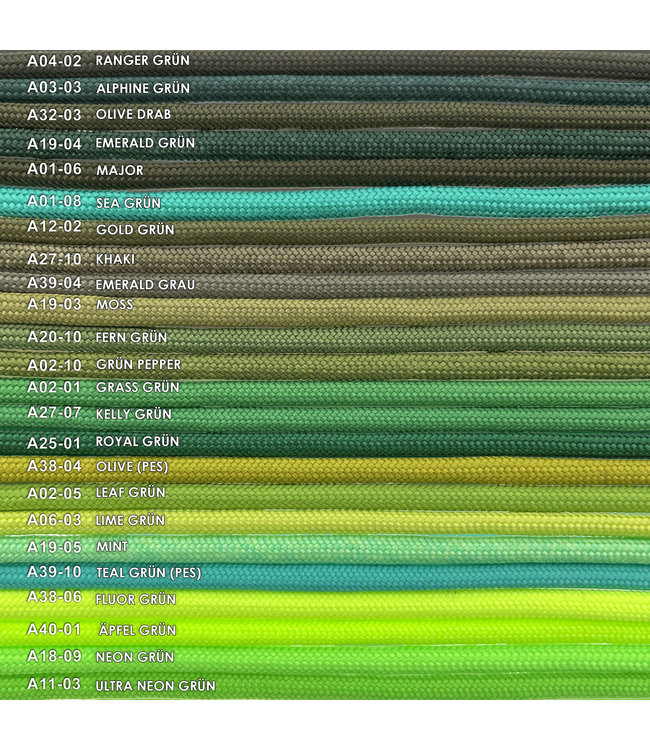 Paracord 550 typ III Mint