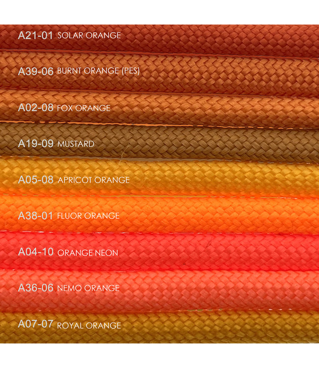 Paracord 550 typ III Fluor Orange (PES)