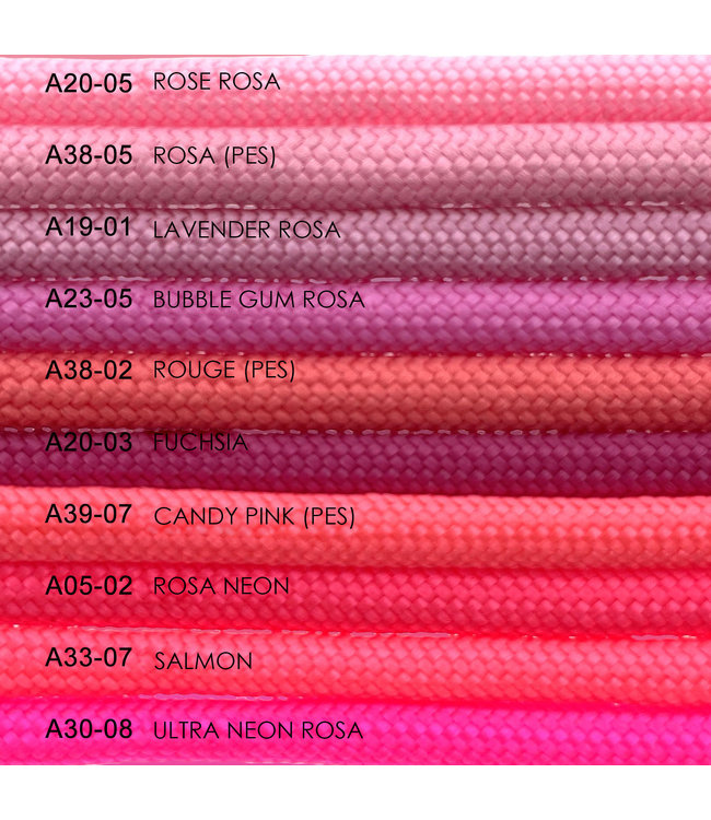 Paracord 550 typ III Rouge (PES)