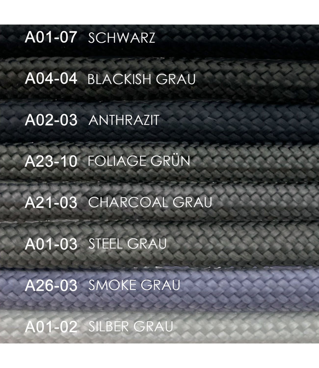 Paracord 550 typ III Anthrazit