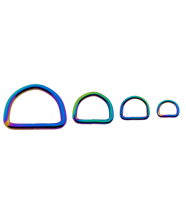 D-ringe 16 X 3MM Neo-Chrome